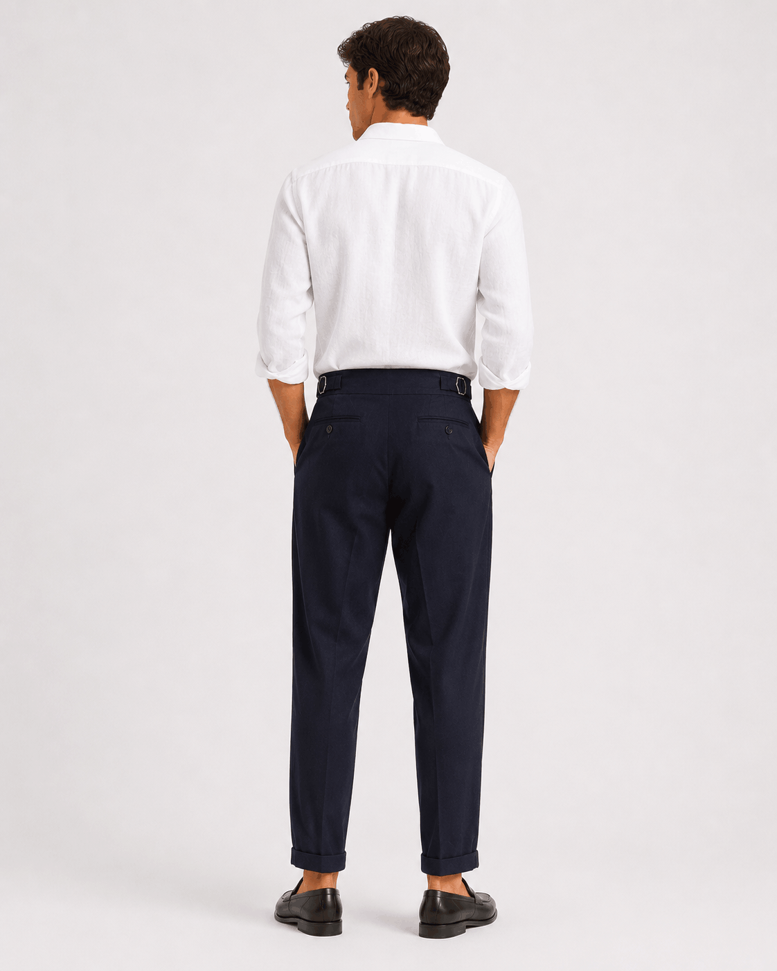 Kuşaklı Kumaş Pantalon